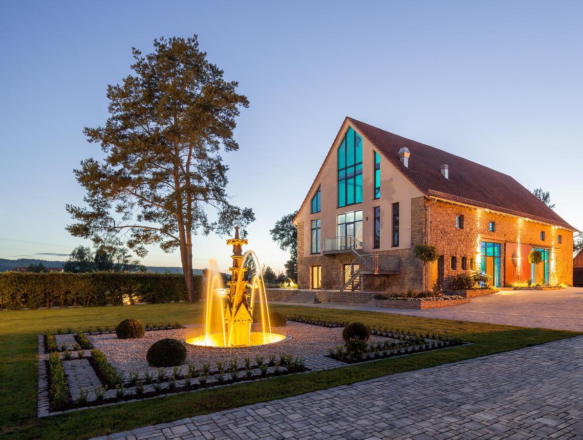 Hotel Dorfmuehle Lehrberg Dış mekan fotoğraf